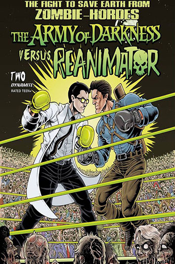Army of Darkness vs Re-Animator: Necronomicon Rising Issue #2 Variant