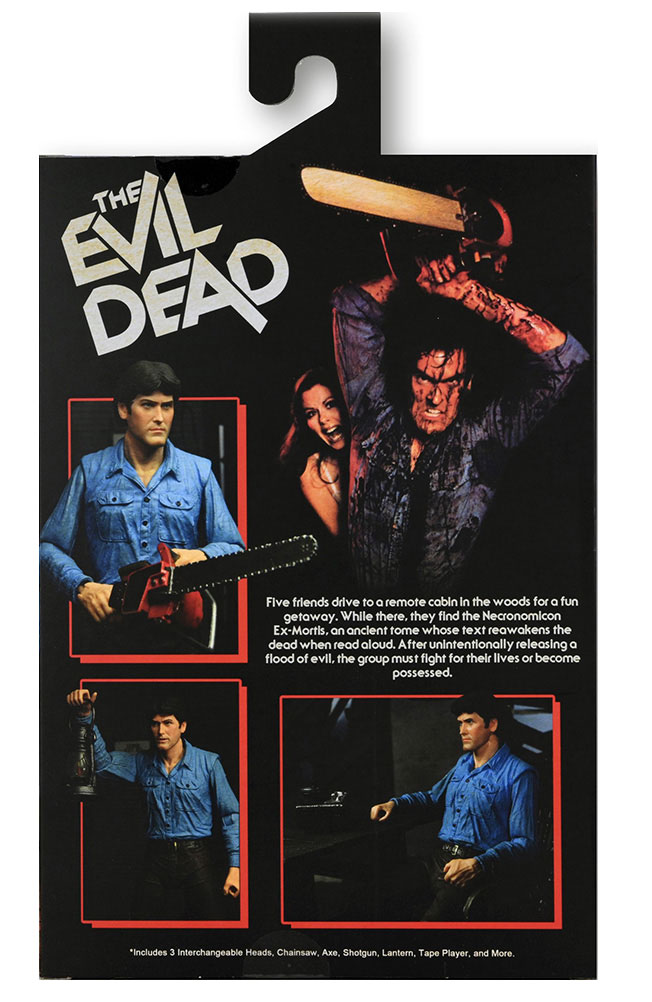NECA Evil Dead 40th Anniversary Ultimate Ash Packaging