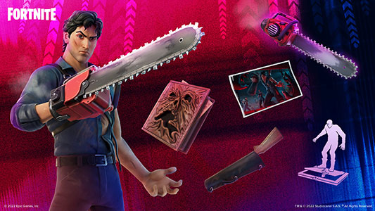 Ash Williams Pack for Fornite