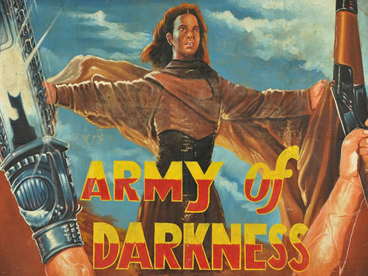 Army of Darkness Ghana Quad Poster
