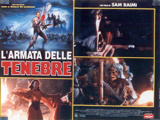 Army of Darkness Italian Quad Poster