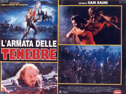 Army of Darkness Italian Quad Poster