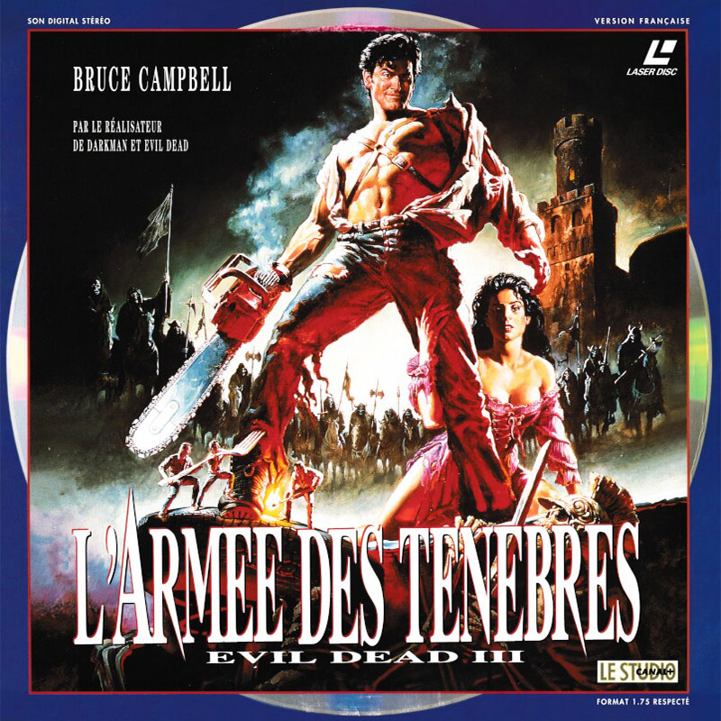 Army of Darkness Dead Hong French LaserDisc