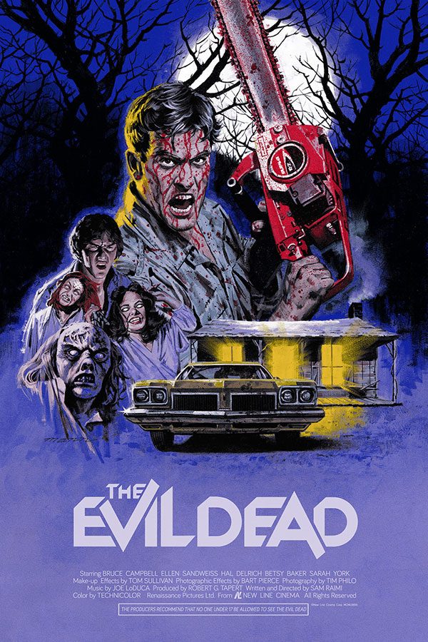 Evil Dead Poster by Paul Mann