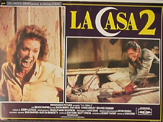 Evil Dead 2 Italian Quad Poster
