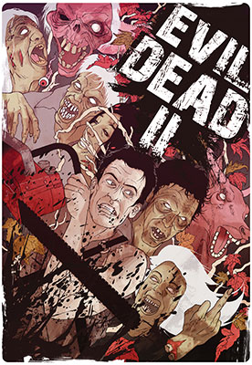 Evil Dead 2 Poster by James Fenwick