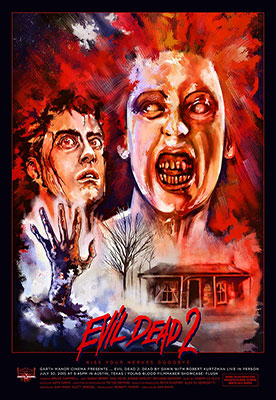Evil Dead 2 Poster by Matthew Therrien