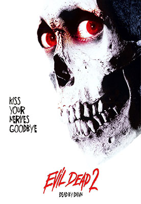 Evil Dead 2 US Poster (White)