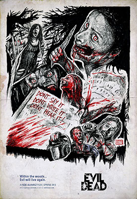 Evil Dead Poster by Karthik Abhiram