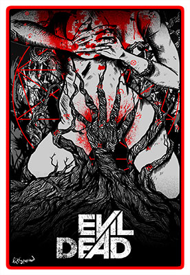 Evil Dead Poster by Patrick Carson Sparrow