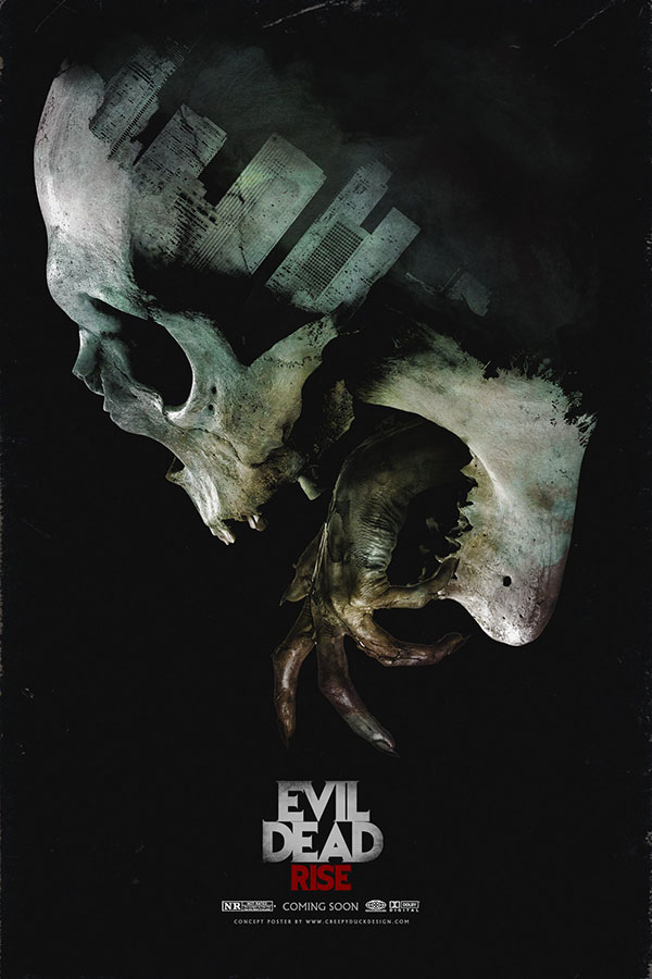 Evil Dead Rise Poster by Creepy Ducky Designs