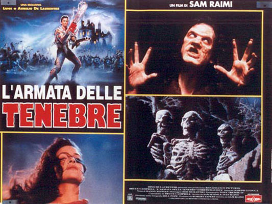 Army of Darkness Italian Quad Poster