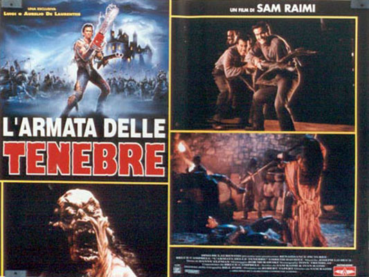 Army of Darkness Italian Quad Poster