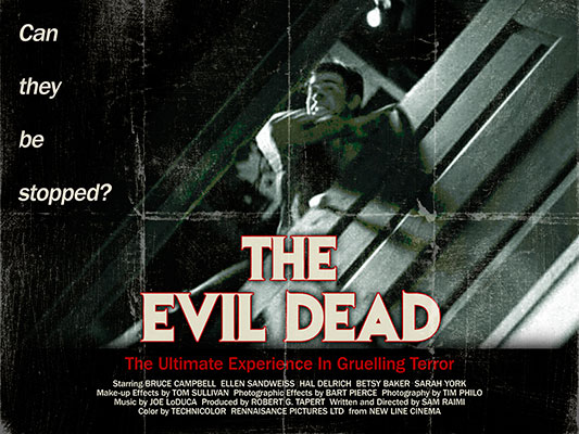 Evil Dead US (Quad) Poster