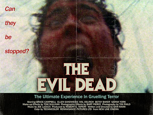 Evil Dead US (Quad) Poster