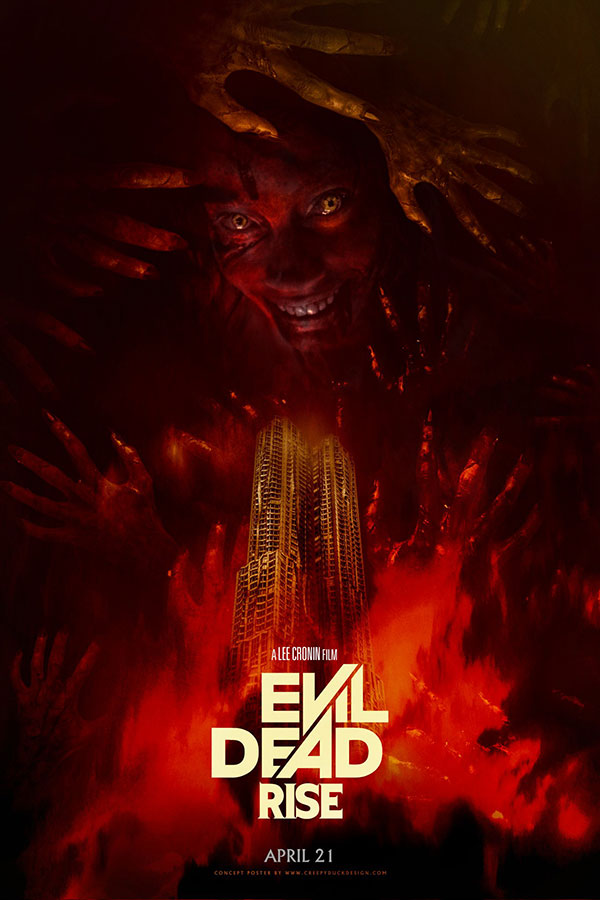 Evil Dead Rise Poster by Creepy Ducky Designs