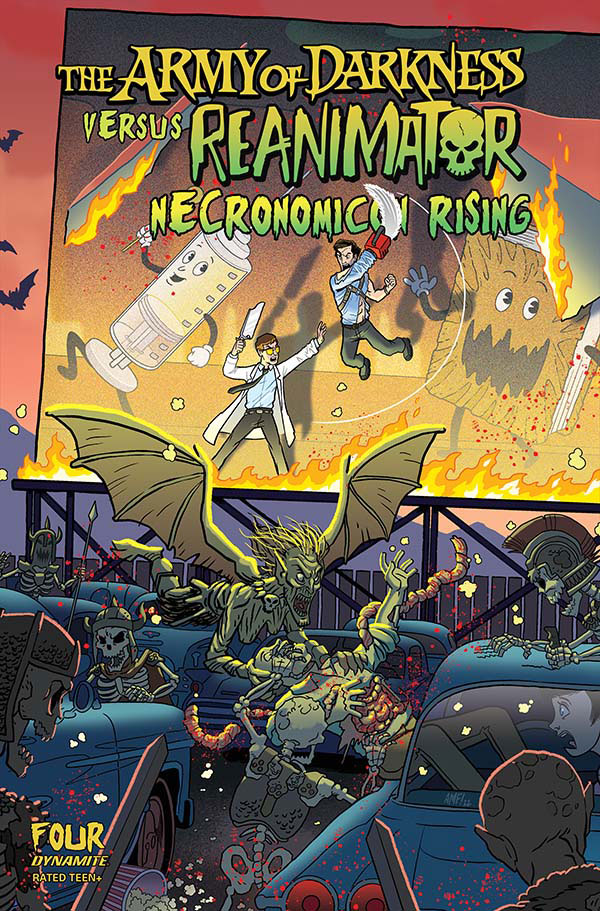 Army of Darkness Versus Re-Animator: Necronomicon Rising Issue #4 Variant