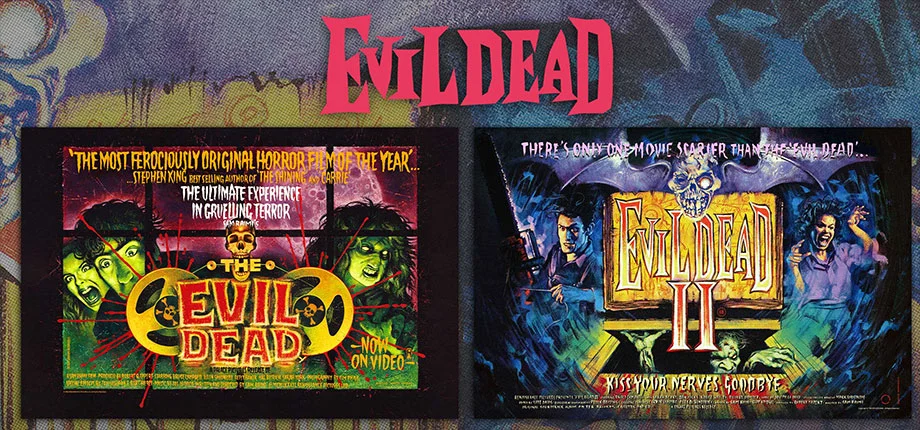 Guy Humphreys Evil Dead 1 & 2 Posters