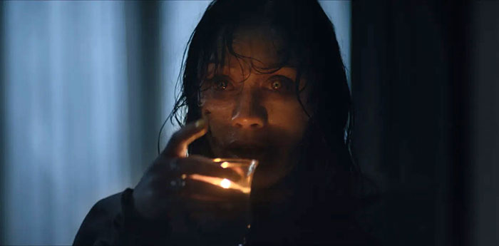 Luciane Buchanan is Thya in Evil Dead Burn